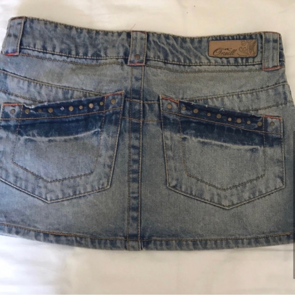 O’Neil jean mini skirt